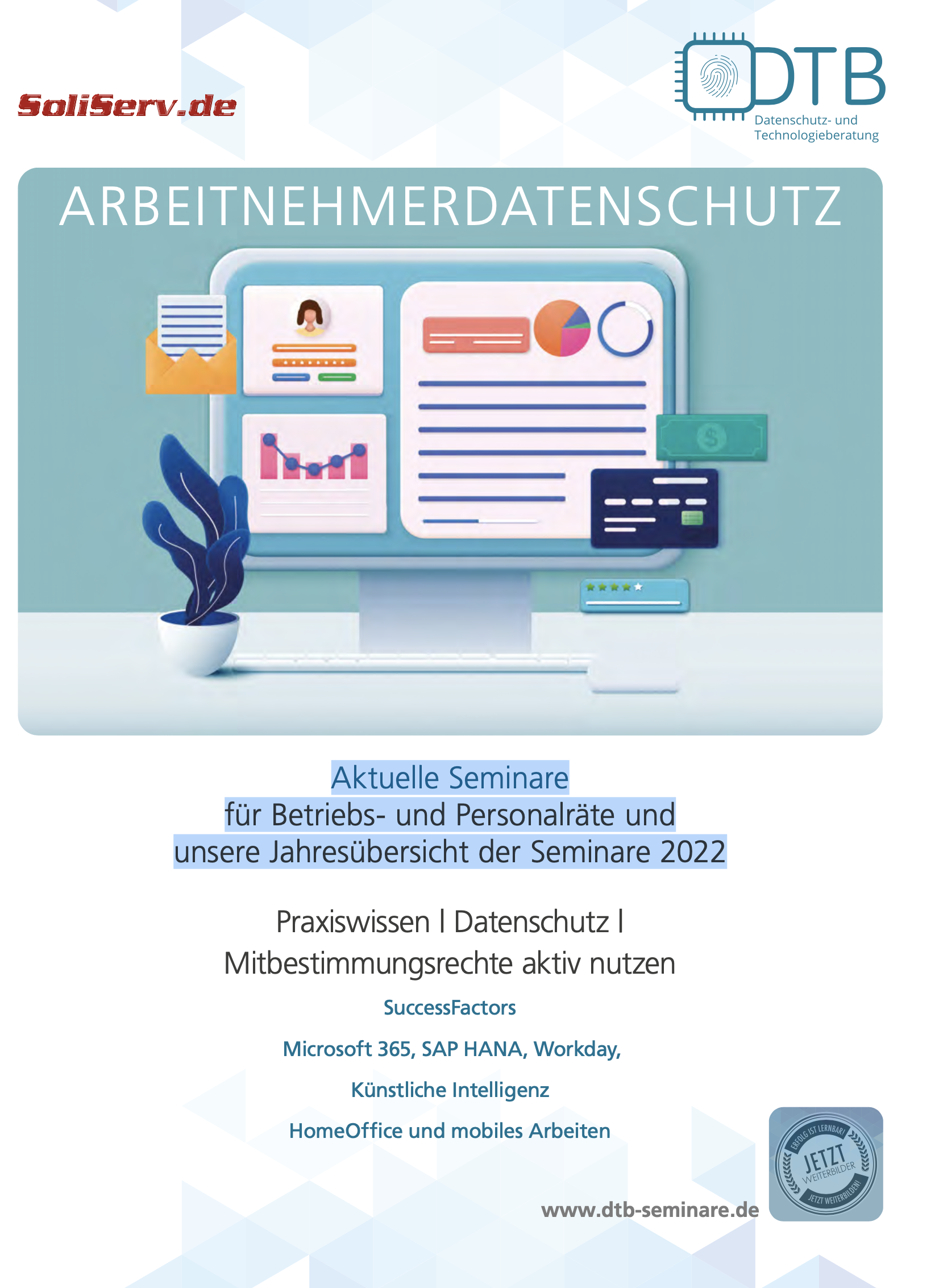 Seminar Programm der DTB